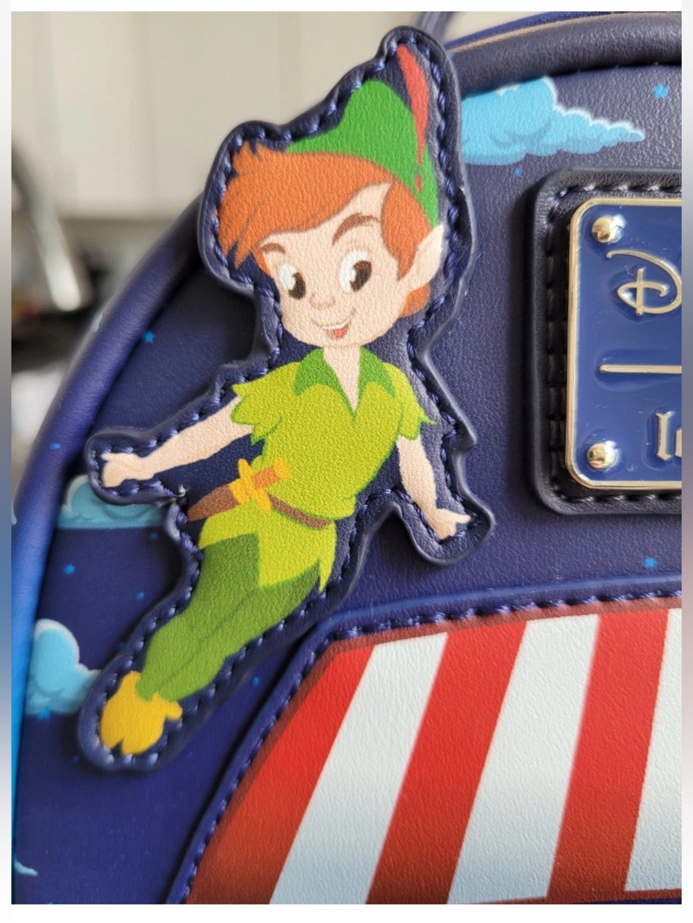 Disney Parks LOUNGEFLY Peter Pan's Flight Mini Backpack - Picture 5 of 17